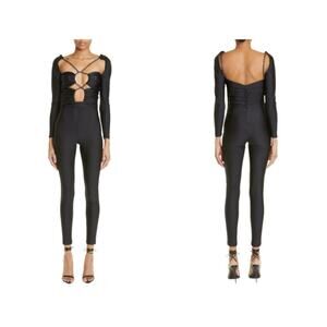 Dundas Holly Halter Neck Jumpsuit Black Size Small NWT $1650 MSRP!